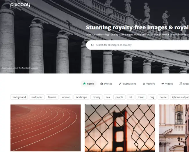 Pixabay - Free blogging tools for blogger