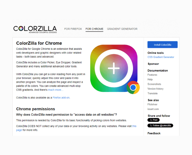 colorzilla - Free blogging tools for blogger